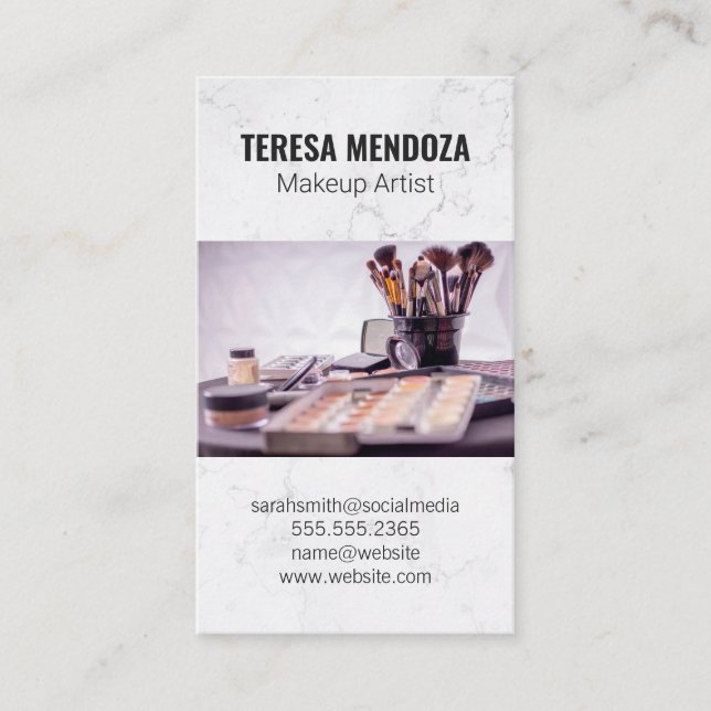 Makeup Station Business Card (Front)