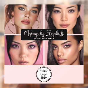 Makeup Studio Blush Pink Script 4 Photo Your Logo