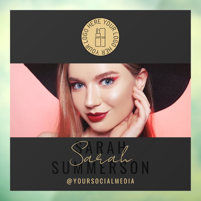 Makeup Studio Logo Black Gold Social Media (Sheet 3)