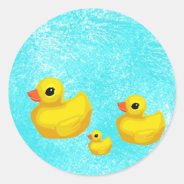 Makin' a Splash! Rubber Ducky Seals (Front)