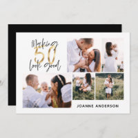 Making 50 look good birthday multi photo