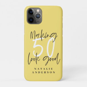 Making 50 look good chic birthday Case-Mate iPhone case
