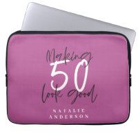 Making 50 look good gold birthday celebration