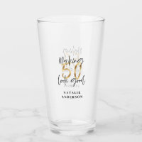 Making 50 look good gold black photo birthday