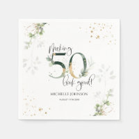 Making 50 Look Good Green Gold Botanical Birthday