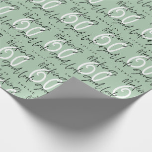 Making 60 look good birthday gift wrap