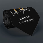 Making 90 look good gold birthday  tie<br><div class="desc">Making 90 look good gold effect birthday neck tie. part of a collection.</div>