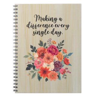 Making A Difference Every Single Day Educator Notebook