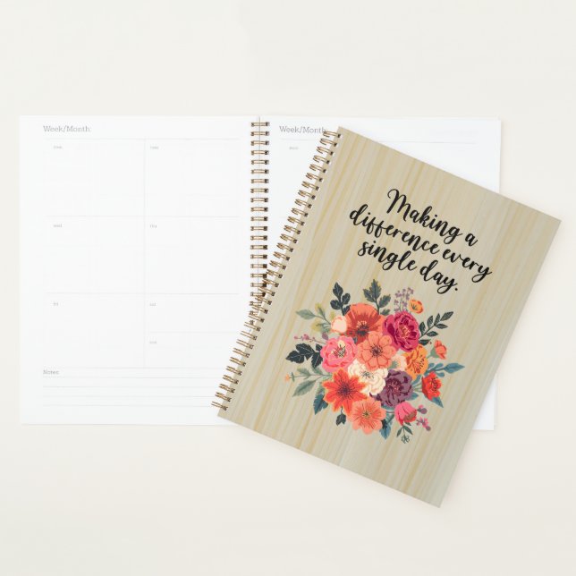 Making A Difference Every Single Day Educator Planner (Display)