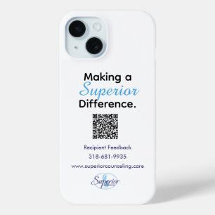 Making a Superior Difference-Recipient Feedback iPhone 15 Case