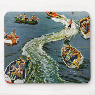 Making A Wake by Ben Kimberly Pins Mouse Pad