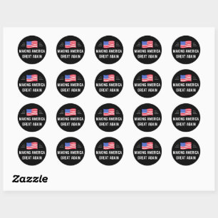 Making America Great Again Classic Round Sticker