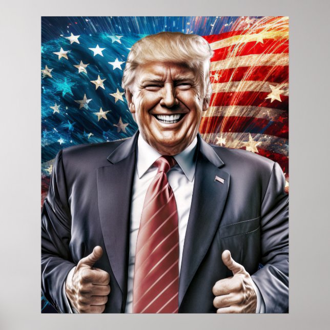 Making America Great Again - President Trump   Poster (Front)