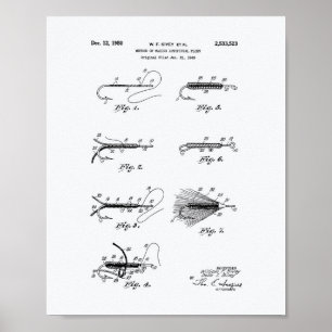 Making Artificial 1950 Patent Art - White Paper Poster