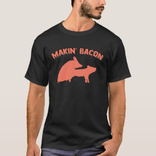Making Bacon Pork Pig Joke Memes Adult Humour Appa T-Shirt