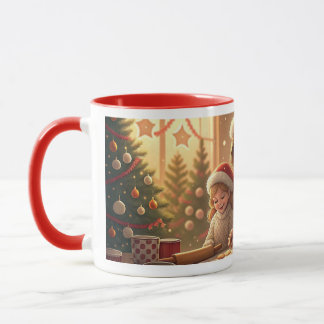 making christmas cookies with mom mug