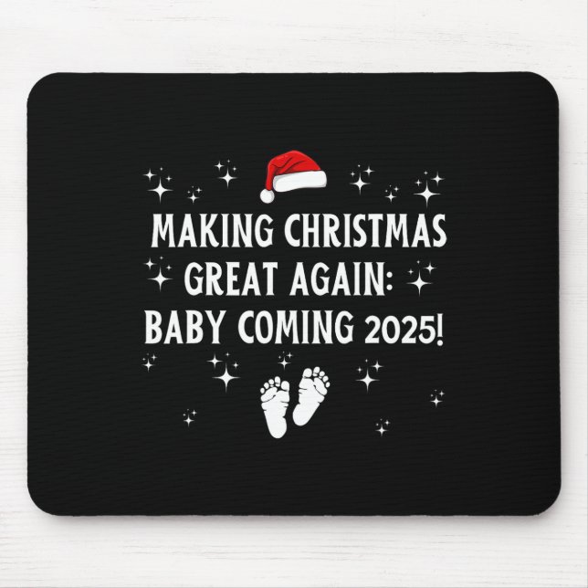 Making Christmas Great Again Ba  Mouse Pad (Front)