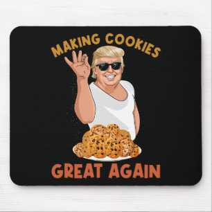 Making Cookie Great Again Funny Trump Make Xmas Gr Mouse Pad