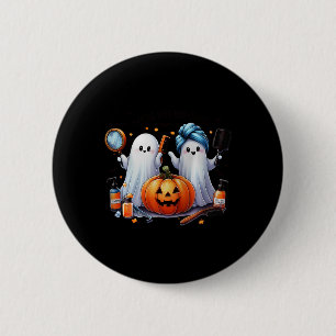 Making Hair Bootiful Halloween Hair Stylist Ghost 6 Cm Round Badge