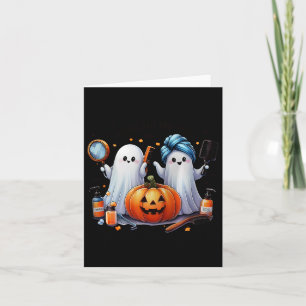 Making Hair Bootiful Halloween Hair Stylist Ghost Card