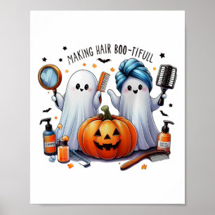 Making Hair Bootiful Halloween Hair Stylist Ghost  Poster