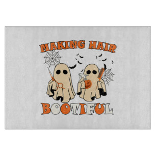 Making Hair Funny Ghost Hairdresser Halloween Cutting Board