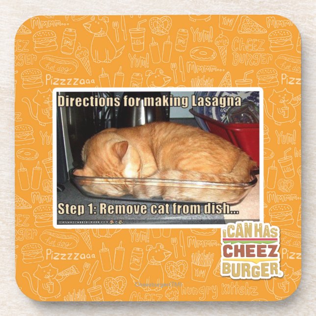 Making lasagne coaster (Front)