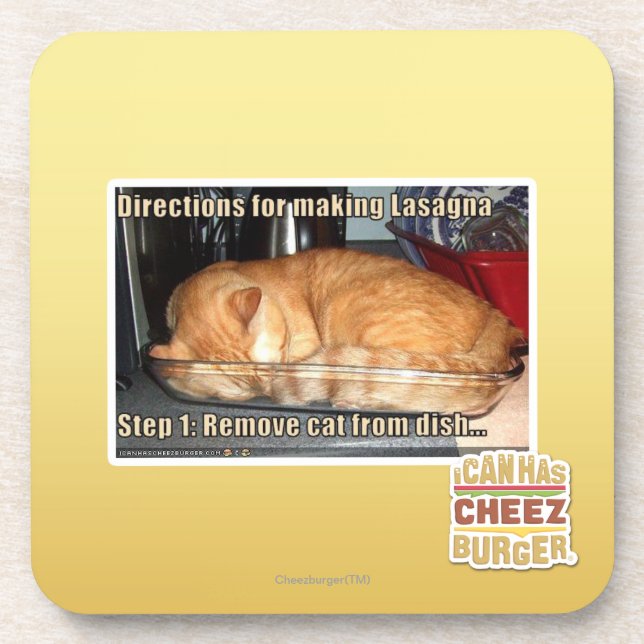 Making lasagne coaster (Front)