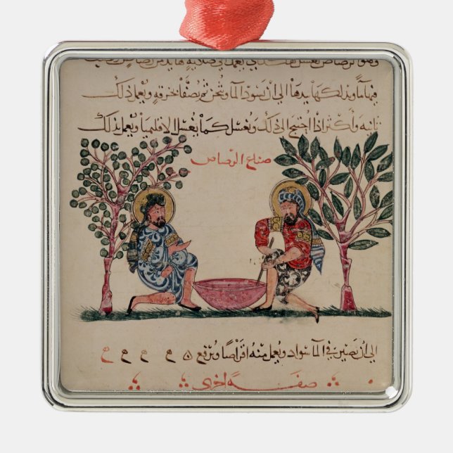 Making Lead, page from an Metal Tree Decoration (Front)