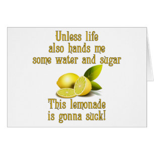 Making Lemonade