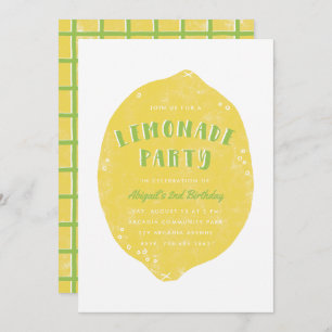 Making Lemonade Party Invitation - Lime