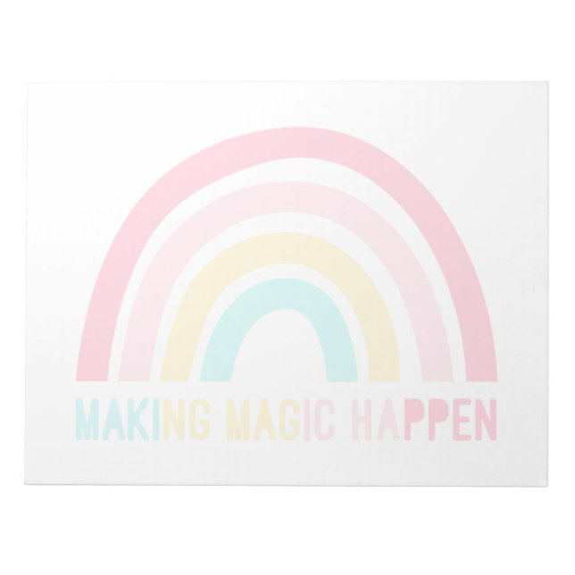 Making Magic Happen Notepad (Front)