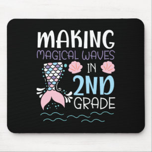 Making Magical Waves In 2nd Grade Mermaid 100 Days Mouse Pad
