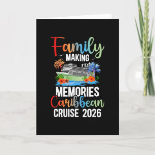 Making Memories Caribbean Cruise 2026 Family Cruis Card