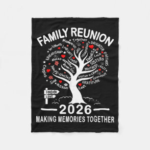 Making Memories Family Matching Group Family Reuni Fleece Blanket