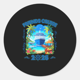 Making Memories For A Lifetime Matching Friends Cr Classic Round Sticker