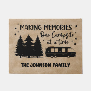 making memories one campsite at a time doormat