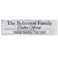 Making Memories Smart Cabin Home Wooden Wall Sign