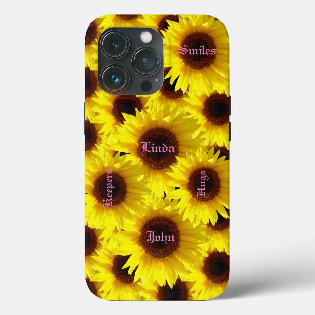 Making memories- Sunflower Case-Mate iPhone Case (Back)