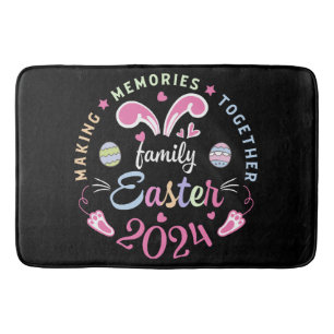 Making memories together Easter family 2024 Bath Mat