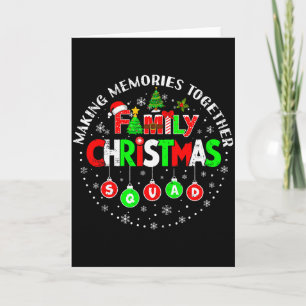 Making Memories Together Matching Squad Santa Elf  Card