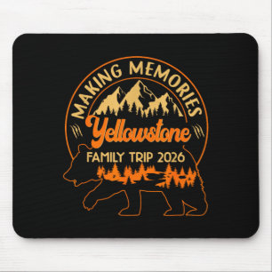 Making memories yellowstone family trip 2026 road mouse pad