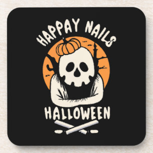 Making Nails Bootiful Halloween Coaster