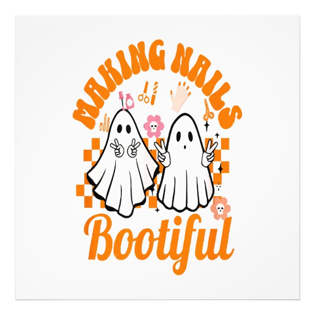 making nails bootiful halloween photo print (Front)