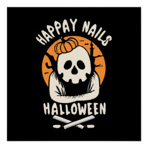 Making Nails Bootiful Halloween  Poster