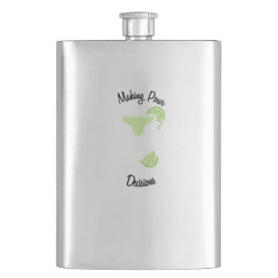 Making Pour Decisions with Margarita Glass Hip Flask
