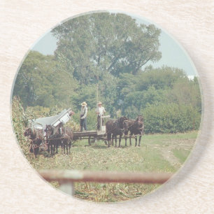 Making Silage #amishcountry #farmlife #amish Coaster