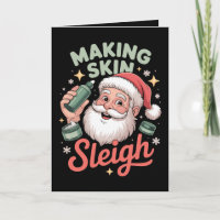 Making Skin Sleigh Christmas Santa Makeup Artist