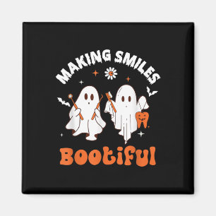 Making Smiles Bootiful Funny Ghost Dentist Hallowe Magnet