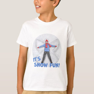 Making Snow Angels, It's Snow Fun T-Shirt